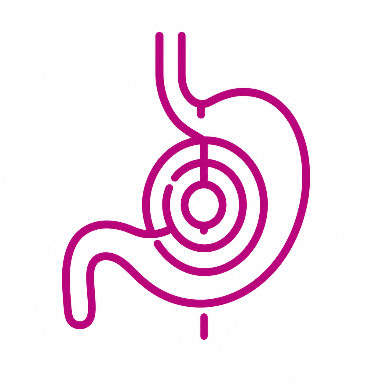 Pelvic or abdominal pain associated with ovarian cancer